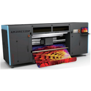 Double Side Print Inkjet Printer AM208I32DP for Textile Flag Material with 8 heads i3200 — product reference