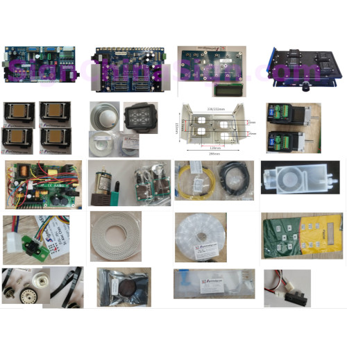 Kit xp600 for Upgrading Chinese Inkjet Printer with 4 xp600 printheads (roll to roll style) — product reference