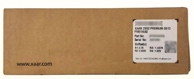 Xaar2002 Printhead — supplier technical reference