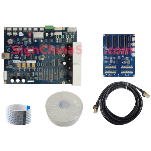 Hoson XP600 boards kit with cable work for 2 pieces XP600 Flatbed cable conection Version — product reference